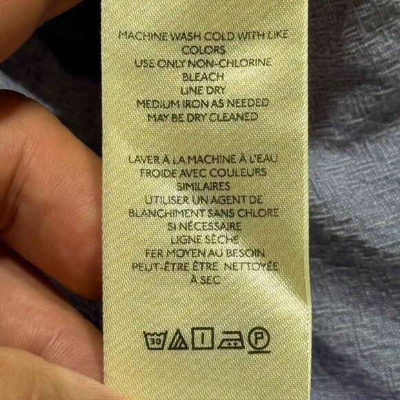 NWOT Free People We The Free Classic Oxford Top Button Front Pocket Purple Sz M - Picture 8 of 10